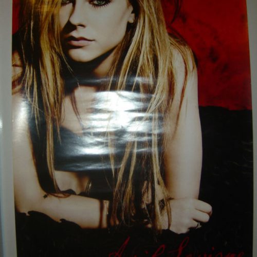 Avril Lavigne-Goodbye Lullaby CD Hong Kong Promo Poster