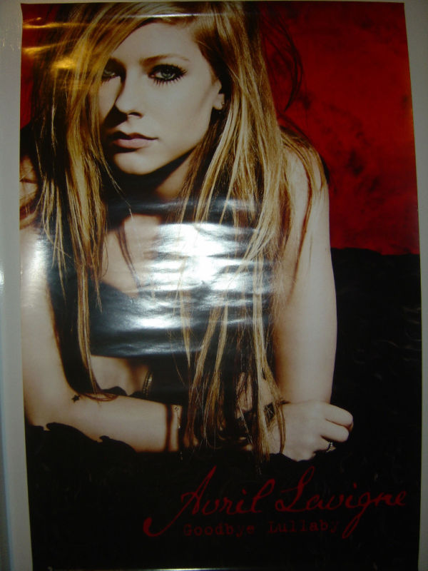 AL_Poster__62908.jpg Avril Lavigne-Goodbye Lullaby CD Hong Kong Promo Poster