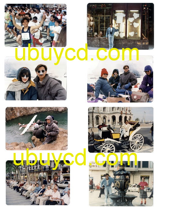 Andy Lau 90's Promo 3 R Photo X 8 劉德華宣傳3 R照片 X 8 (Rare & New)