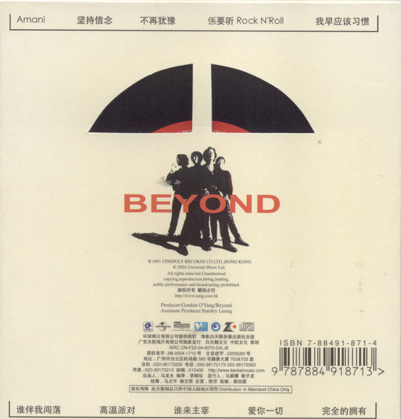 Beyond - 猶豫 CD (全新未開封)