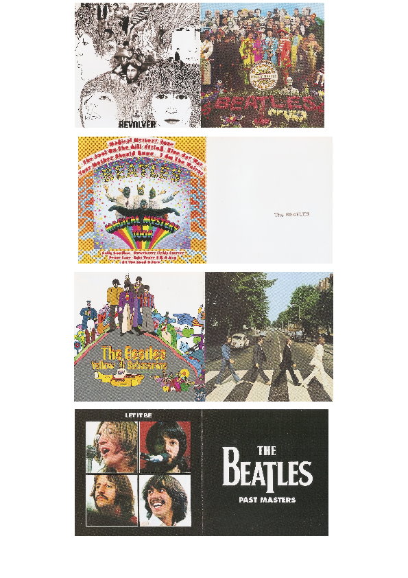 Beatles - 14 Promo CD Covers + Catalogue (Hong Kong Rare)