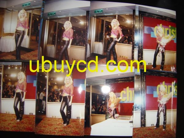 Christina Aguilera -Promo Press Conference Photo In HK 99 New & Rare