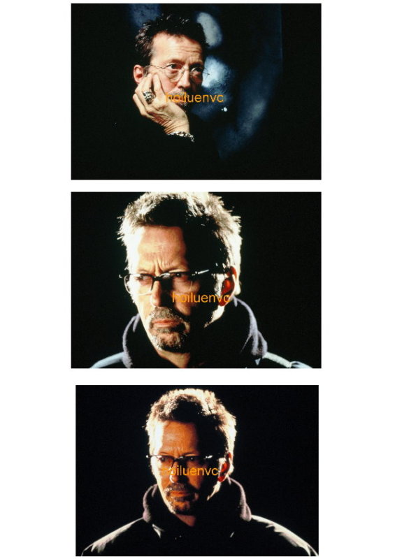 Eric Clapton 3R Promo Photo X 3 Rare