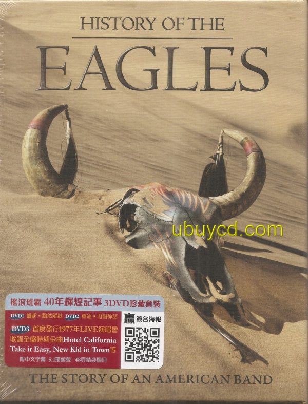 Eagles - HISTORY OF THE EAGLES (R 0 3 DVD + Booklet Deluxe Edition)(New & Sealed)