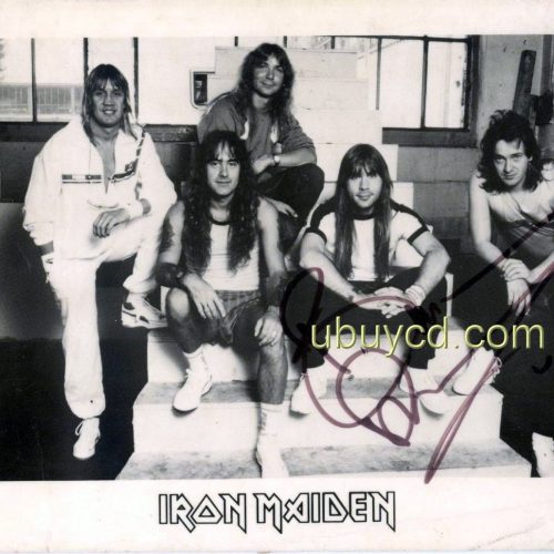 Iron Maiden Bruce Dickinson- Autographed Photo Original A 4 Size Rare
