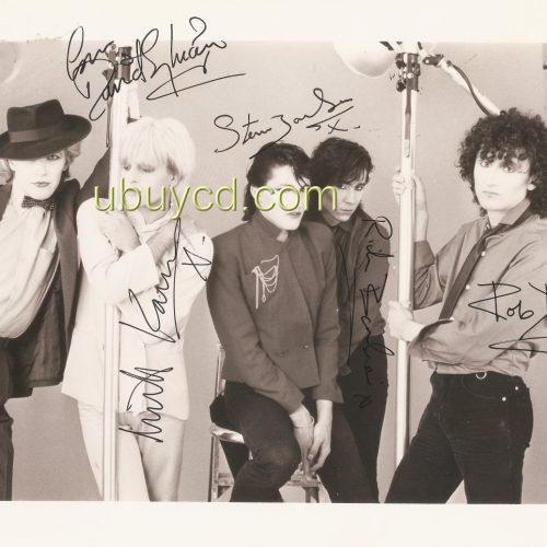Japan- Autographed Photo Reprint A 4 Size Rare David Sylvian Mick Karn