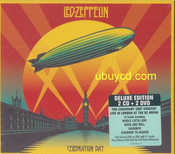 LedZeppelinCDDVD1ubuycd__06474.jpg Led Zeppelin Celebration Day 2 CD & 2 DVD(R 0 NTSC)(New & Sealed)
