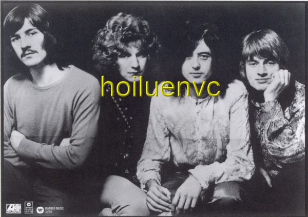 Led Zeppelin-Promo B & W 4 R Size Photo X 2 Rare