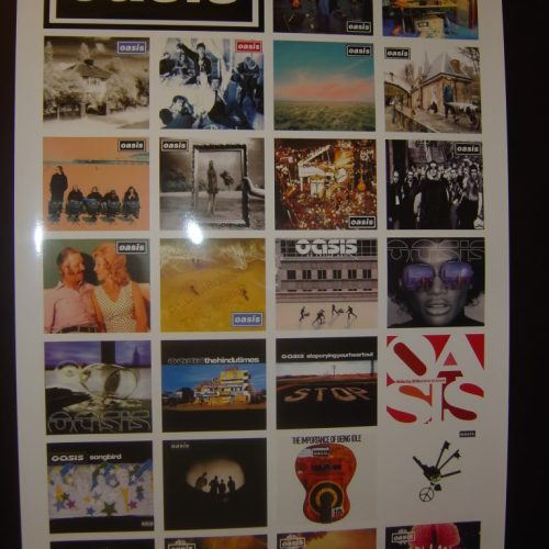 Oasis - CD Collection Hong Kong Promo Poster 26 Covers(New & Rare)