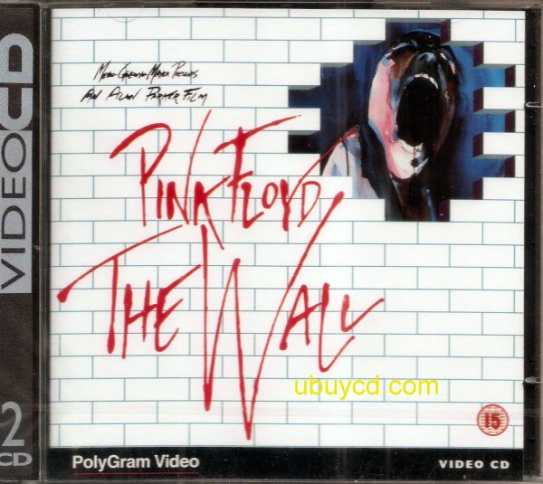 Pink Floyd-The Wall 2 VCD Made In Germany(New & Sealed) Rare & Deleted