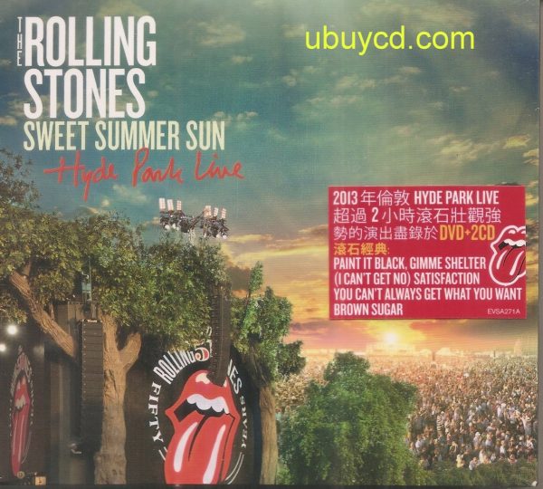 Rolling Stones-Sweet Summer Sun 2013 Hyde Park Live 2 CD+DVD (New & Seled)