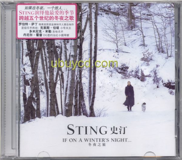 Sting-If On A Winter's Night Official China CD/Sticker(New & Sealed)