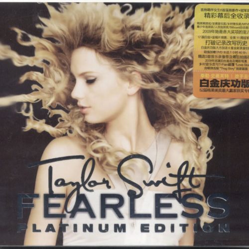 Taylor Swift-Fearless CD+DVD Platinum Edition New & Sealed  Rare