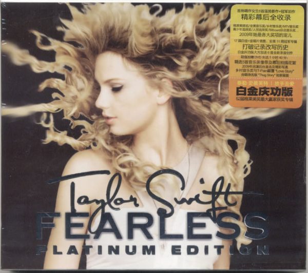 Taylor Swift-Fearless CD+DVD Platinum Edition New & Sealed  Rare