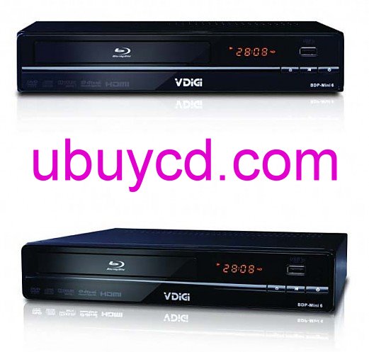 VDiGi - Bluray Disc Player BDP Mini6 (All Codes) Brand New